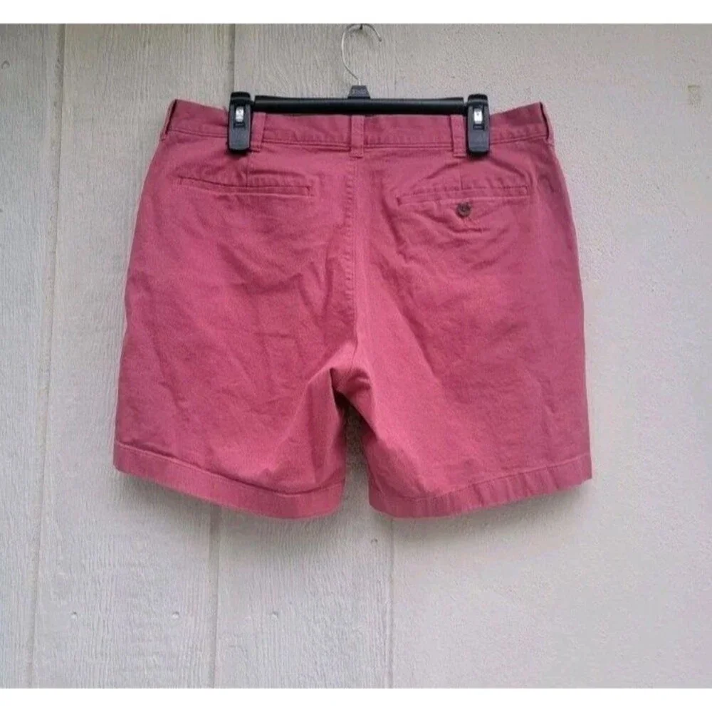 J.Crew Mercantile Flex Chino Shorts Men's Size 35 Salmon Pink Casual Pockets